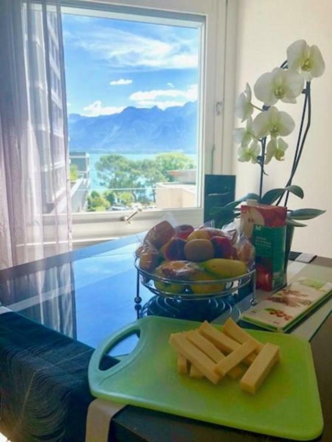 Lake & Mountain View Apartment I 27 Montreux Bagian luar foto